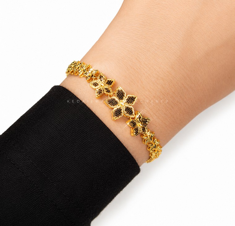 Merchant9 Rantai Tangan Azalea Honeycomb L:1.5CM