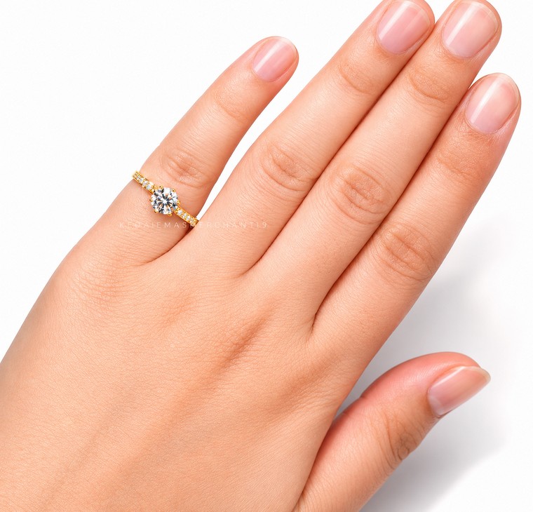Merchant9 Cincin Emas Permata CERA BR9040