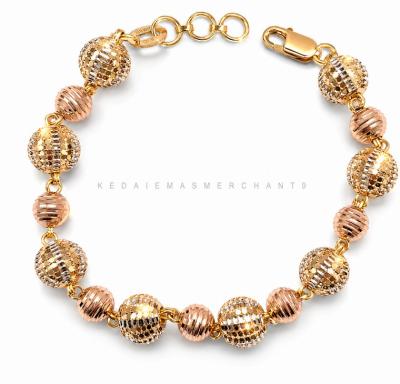 Merchant9 Rantai Tangan Candy Dot Stripes Italian 3C L:0.7CM