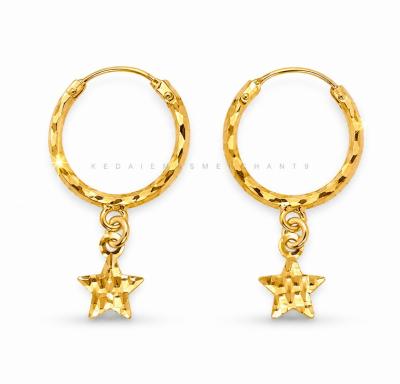 Merchant9 Subang Ring Dimensi Star Dia:0.9CM