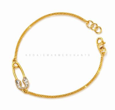 Merchant9 Rantai Tangan Mesin Box Celeste Embrace Diamond Cut 2C L:0.7CM