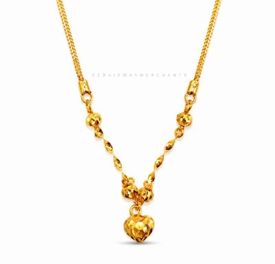 Merchant9 Rantai Leher Choker Mesin Box Twist Love