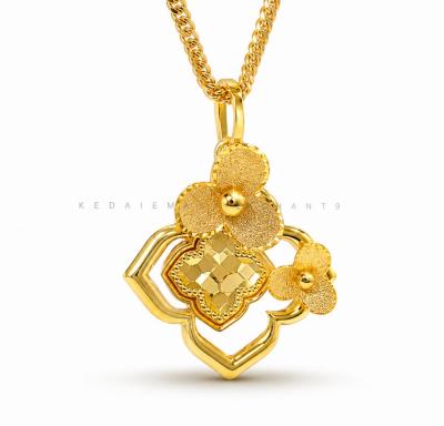 Merchant9 Loket Clover Honeycomb Bunga Matte