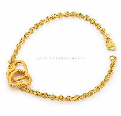Merchant9 Rantai Tangan Polo Love Twin L:0.25CM