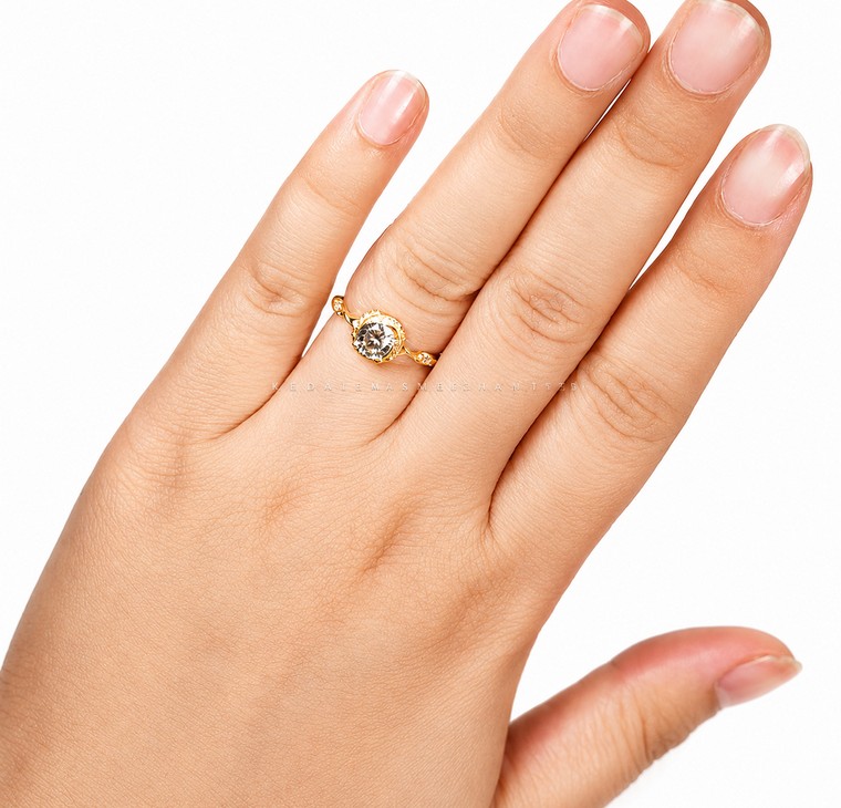 Merchant9 Cincin Emas Permata CERA CR9219