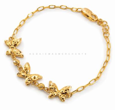 Merchant9 Rantai Tangan Choker Paperclip Butterfly 3