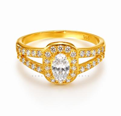 Merchant9 Cincin Emas Permata CERA CR9157
