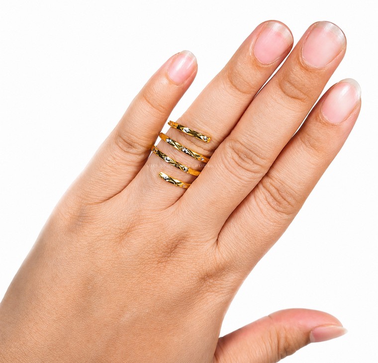 Merchant9 Cincin Snake X Dot Chrome