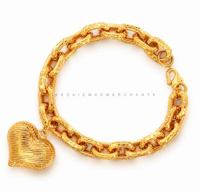 Merchant9 Rantai Tangan Sauh Dimensi Choker Love Stripe L:0.8CM