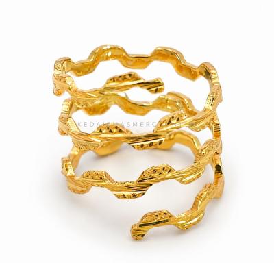 Merchant9 Cincin Snake Wave Gold