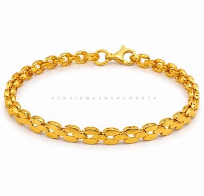 Merchant9 Rantai Tangan Snake Polish L:0.4CM