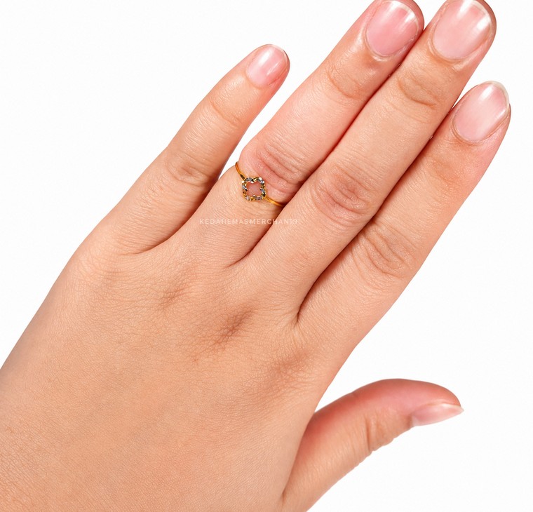 Merchant9 Cincin Emas VC Minimalist 2C L:0.65CM