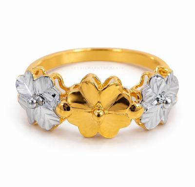 Merchant9 Cincin Emas Clover Dimensi Polish 2C L:0.8CM