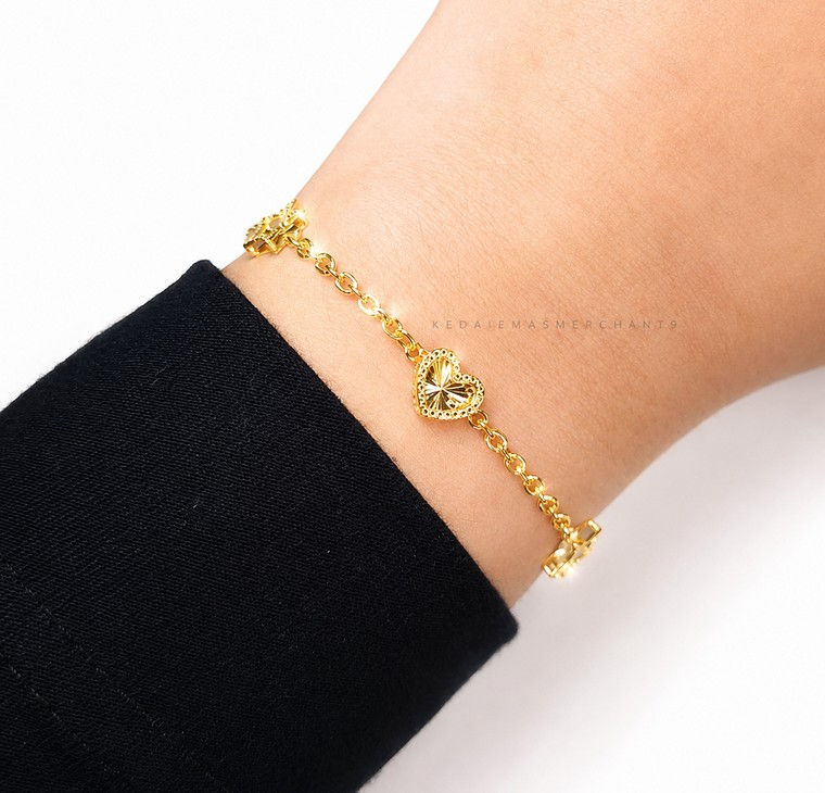 Merchant9 Rantai Tangan Sauh Star Love
