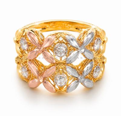 Merchant9 Cincin Emas Bunga Tanjung 3C 2L L:1.5CM