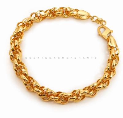 Merchant9 Rantai Tangan Kendi Double High Polish L:0.6CM