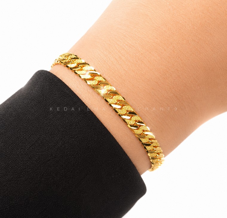 Merchant9 Rantai Tangan Kait 2 Pasir Padu L:0.65CM