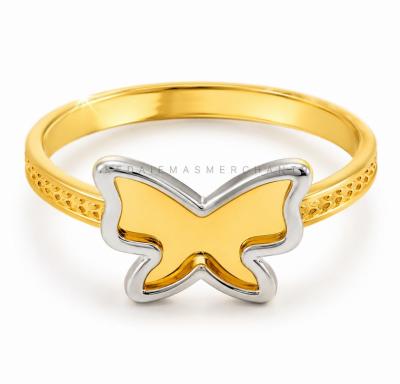 Merchant9 Cincin Emas Butterfly 2C L:1CM