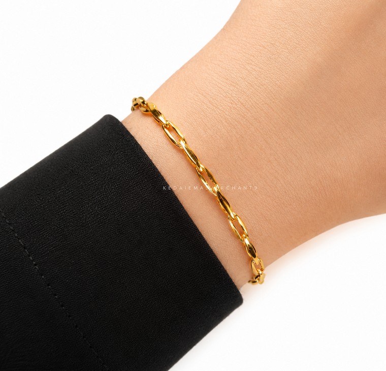 Merchant9 Rantai Tangan Sauh Fashion L:0.3CM