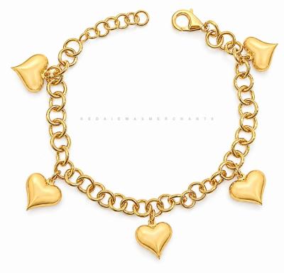 Merchant9 Rantai Tangan Sauh Bulat Gantung Love