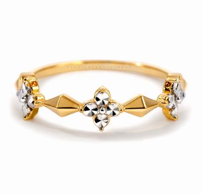 Merchant9 Cincin Emas Fleur Hexagon Minimalist 2C