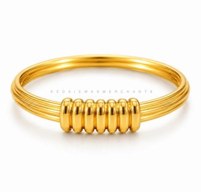 Merchant9 Cincin Emas Knot Stripe