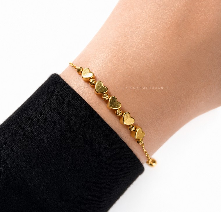 Merchant9 Rantai Tangan Polo Candy Love Polish L:0.5CM