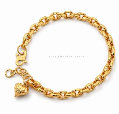 Merchant9 Rantai Tangan Sauh Dimensi Love L:0.5CM