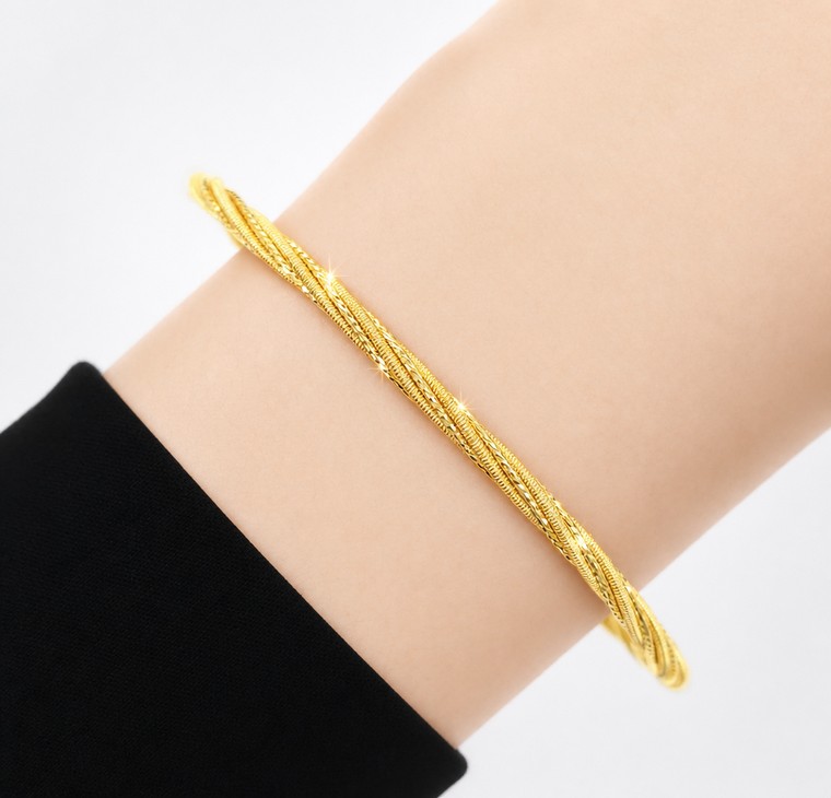 Merchant9 Gelang Oval Twist L:0.25CM