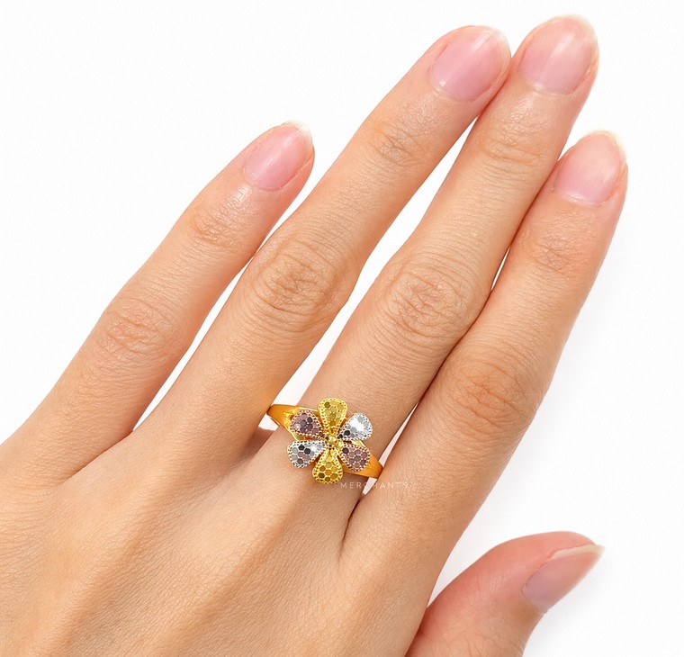 Merchant9 Cincin Emas Honey Daisy 3C L:1.1CM