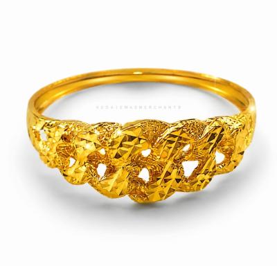 Merchant9 Cincin Emas Gajah Pasir Dimensi L:0.6CM