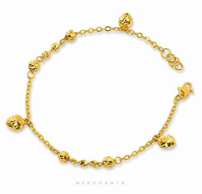 Merchant9 Rantai Tangan Polo Candy Twist Gantung Love