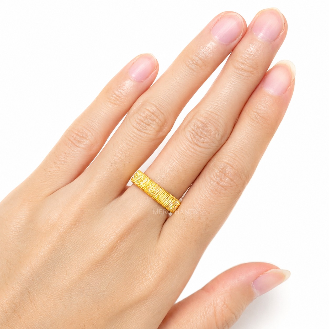 Merchant9 Cincin Emas Lintah Cecelia L:0.45CM