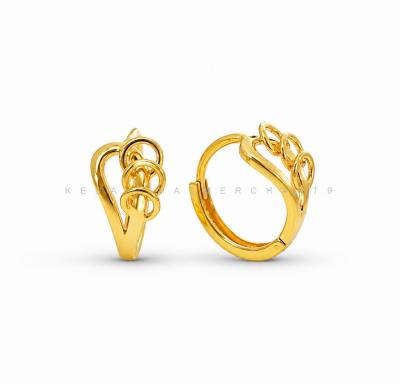 Merchant9 Subang Katup Leaf Ring DIA:1CM