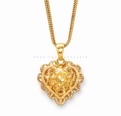 Merchant9 Loket Love Bunga Kerawang L:1.8CM
