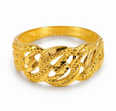 Merchant9 Cincin Emas Coco Dimensi Chrome L:0.8CM