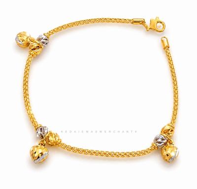Merchant9 Rantai Tangan Polo Box Candy Kerawang Gantung Love Chrome