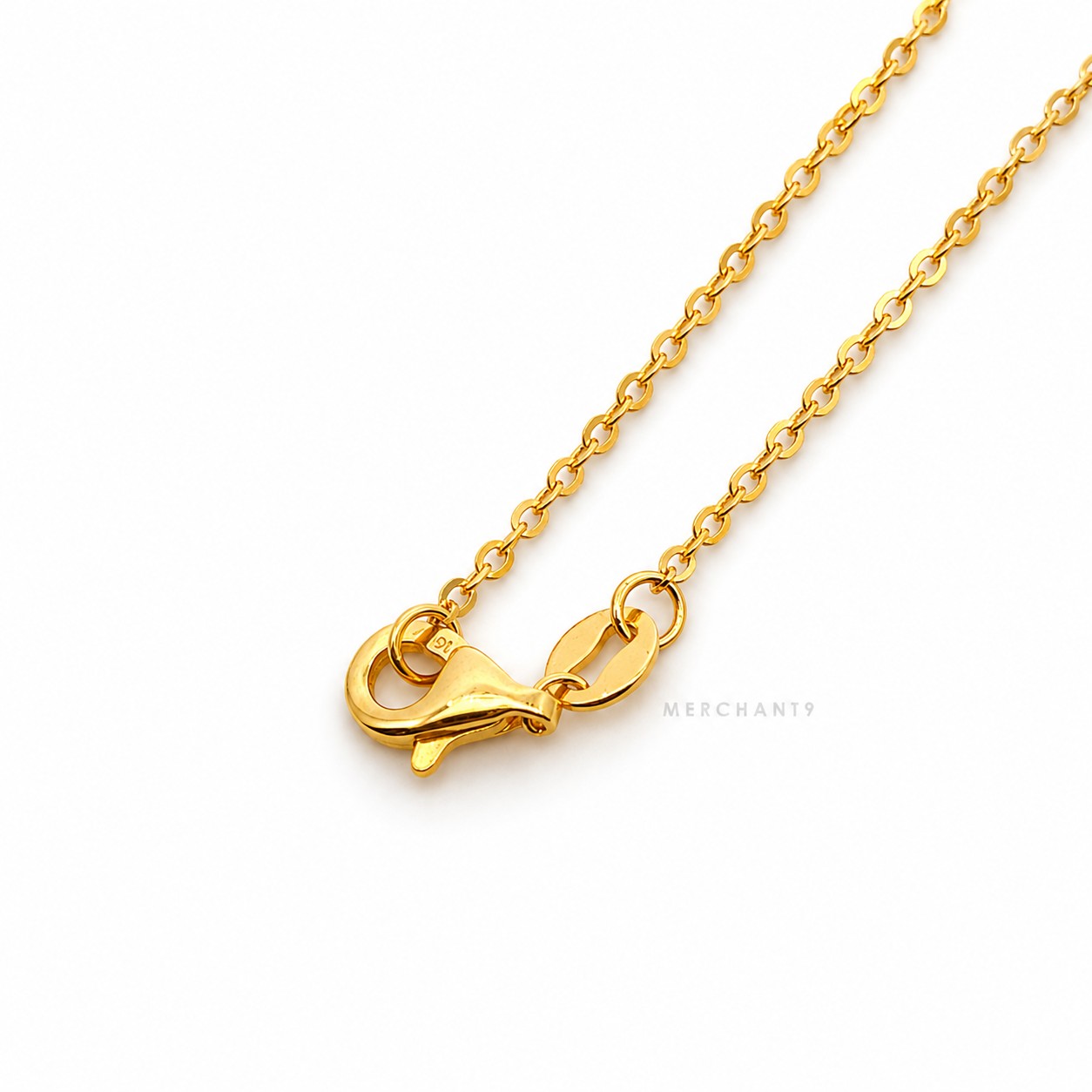Merchant9 Rantai Leher Polo Choker Love Kerawang