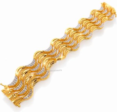 Merchant9 Rantai Tangan Wave Kerawang 2C L:2.5CM (KLIP SLIDE)
