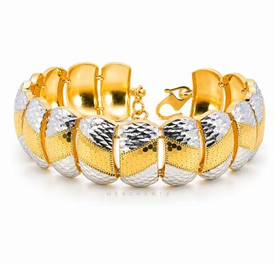 Merchant9 Rantai Tangan Pulut Dakap Zigzag Honeycomb 2C L:1.5CM