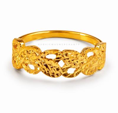 Merchant9 Cincin Emas Leaf Dimensi L:0.55CM