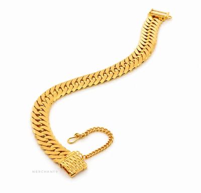Merchant9 Rantai Tangan Puteri Padu Kait 2 Klip Petak L:1CM