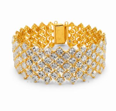 Merchant9 Rantai Tangan Louise Diamond Cut L:2.5CM (KLIP PETAK)