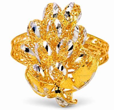 Merchant9 Cincin Emas Anggur Kerawang Dimensi 2C