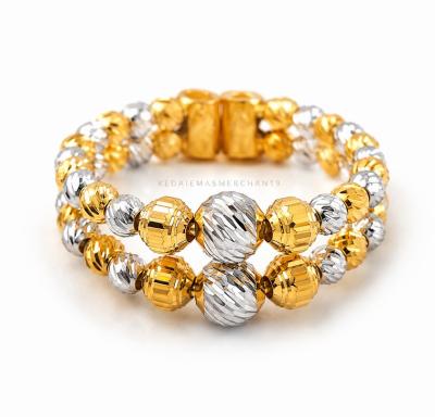 Merchant9 Cincin Emas Bubble Dimensi 2 Layer 2C L:0.95CM
