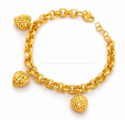 Merchant9 Rantai Tangan Kendi Dimensi Gantung Love L:0.55CM