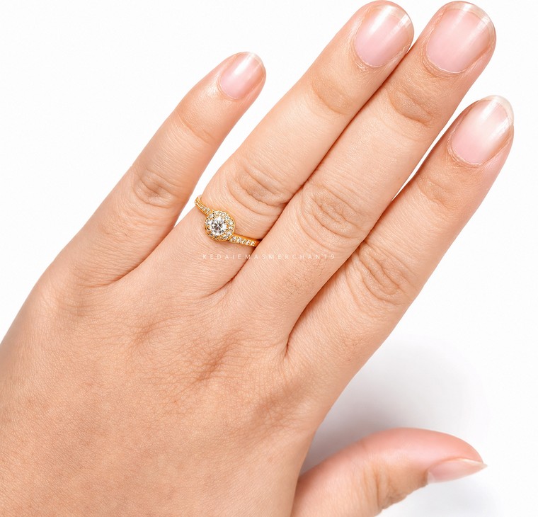Merchant9 Cincin Emas Permata Cera CR9160
