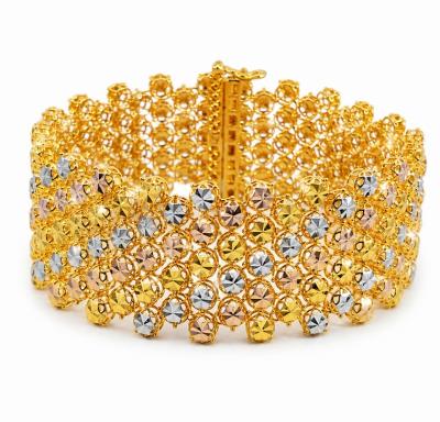 Merchant9 Rantai Tangan Louise Kerawang Star Diamond Cut 3C  L:2.4CM