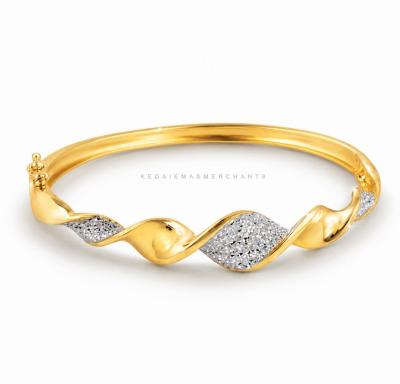 Merchant9 Gelang Oval Twist Polish Dimensi L:0.9CM