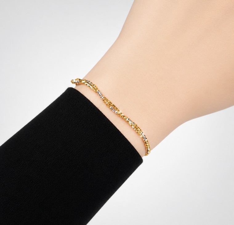 Merchant9 Gelang ELORA Twist Lumi Italian 2C L:0.3CM